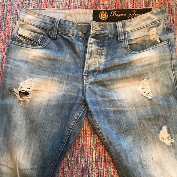 Bogart Man Distressed Jeans Waist 34 